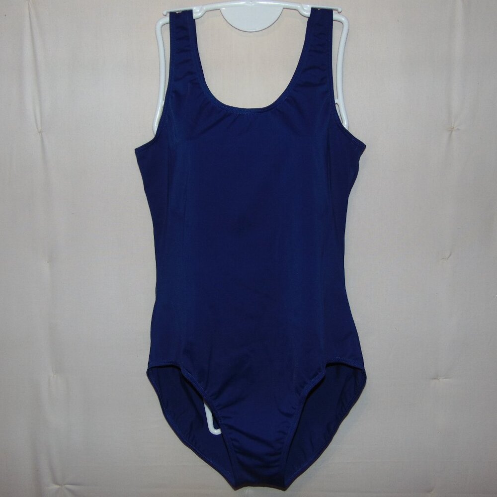 Weissman Blue Tank Leotard LA
